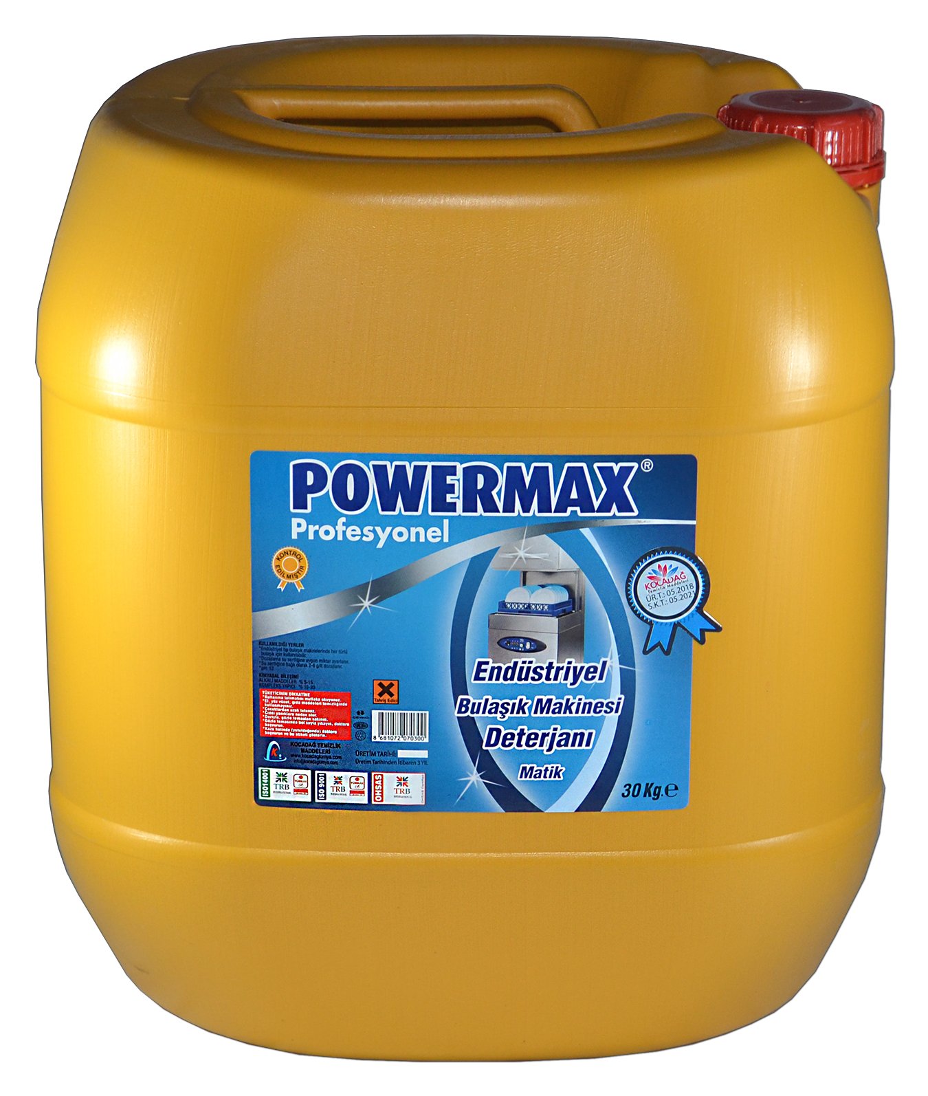 Powermax Endustriyel Bulaşık Makinesi Deterjanı 30 lt